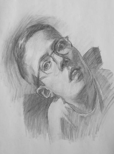 Self portrait of Liam Thomas