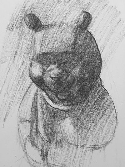 Pooh Sculpture